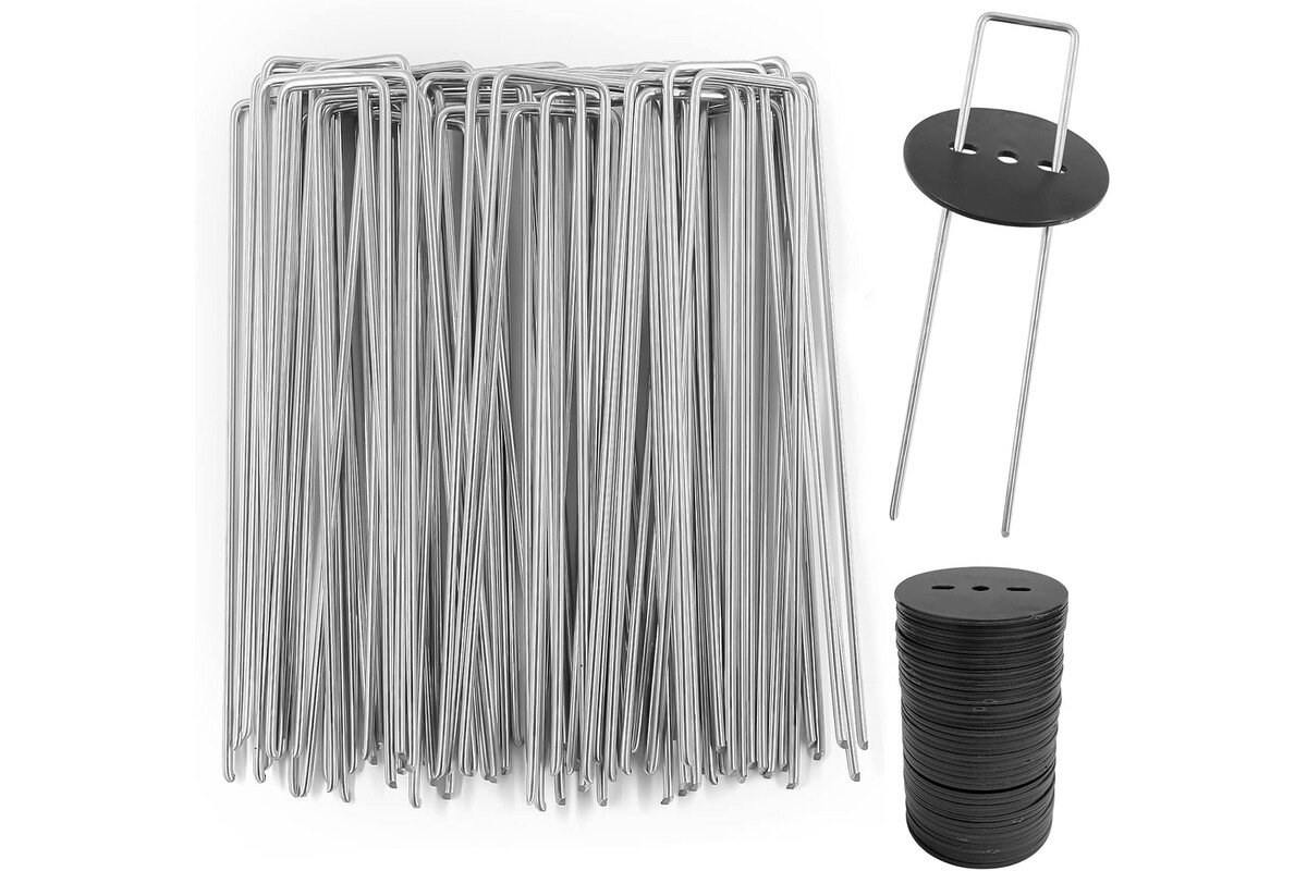 Risparmia di più con il set da 50 picchetti e 50 rondelle AGAKY: qualità inox antiruggine al prezzo più conveniente