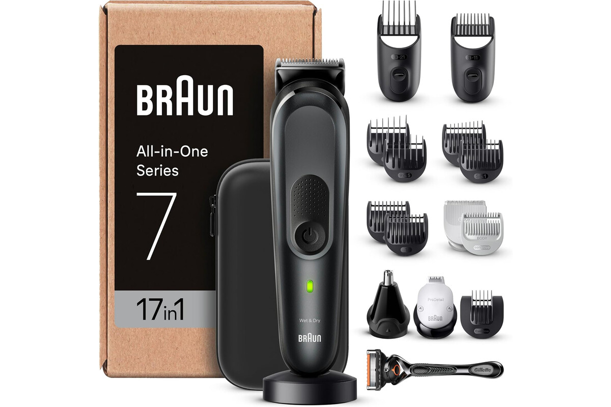 Risparmia subito con il kit 17 in 1 Braun MGK7491: un solo acquisto, tutto per la tua cura personale